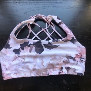 Onzie floral sports bra